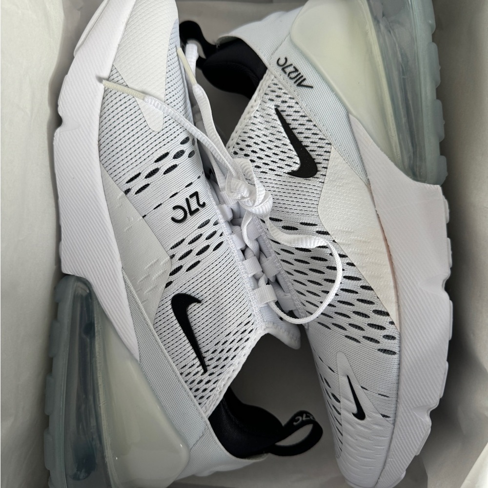 Nike Air Max 270 White Sneakers Size 10
